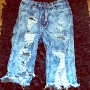 Fashion nova light blue Jean
